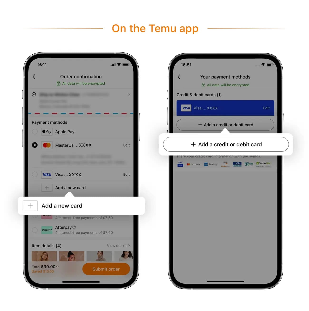 How to Add and Manage Payment Methods on Temu