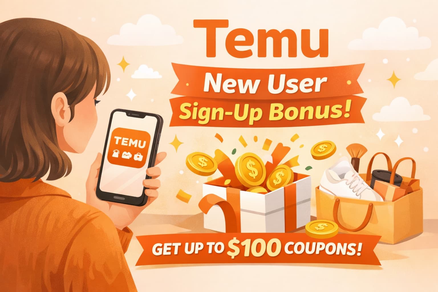 Temu New User Sign-Up Bonus: How New Users Save More