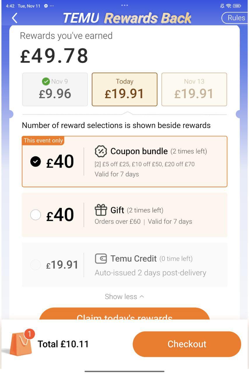 Common misunderstandings about Temu customer reward points