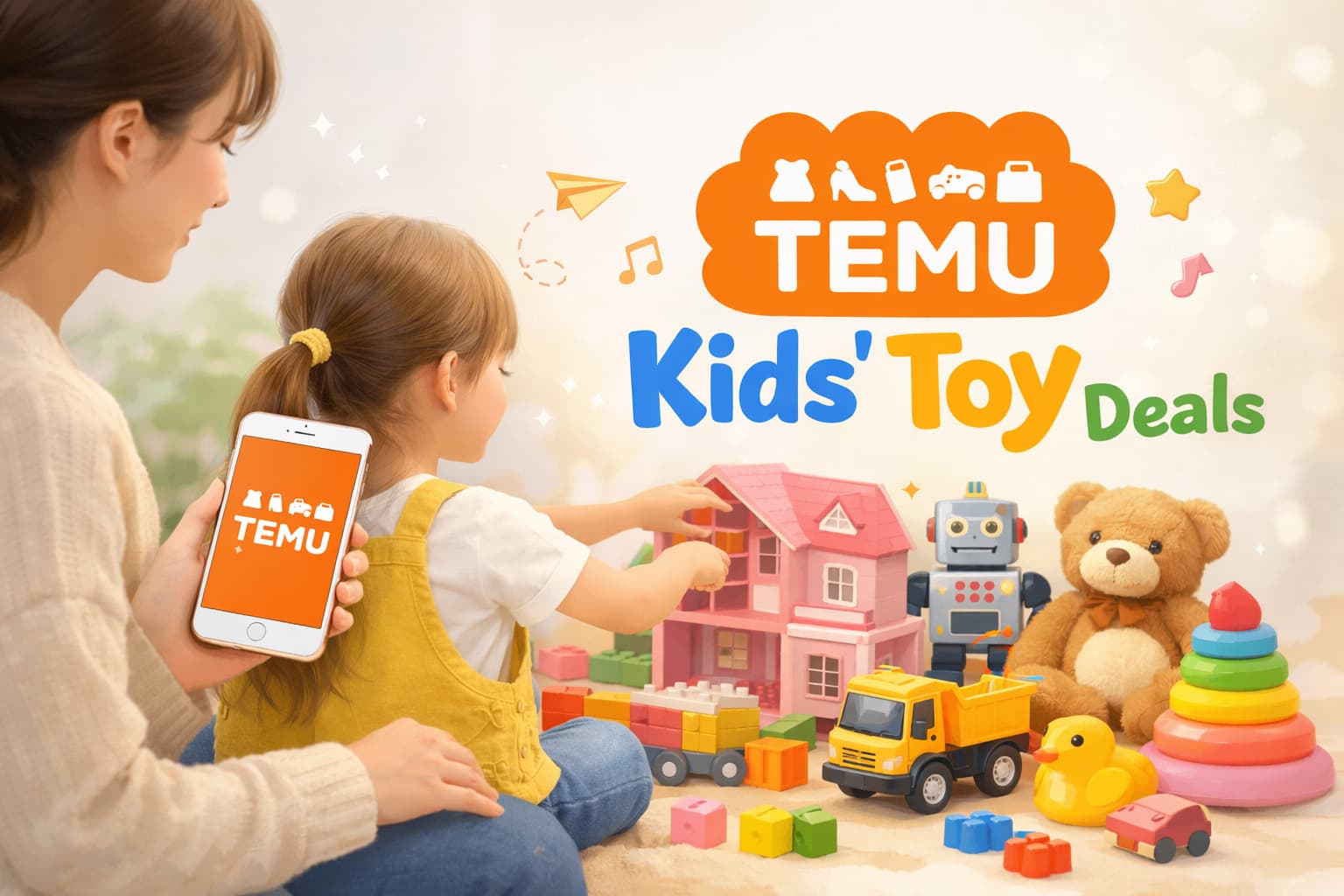 Save More with Temu Kids’ Toy Deals